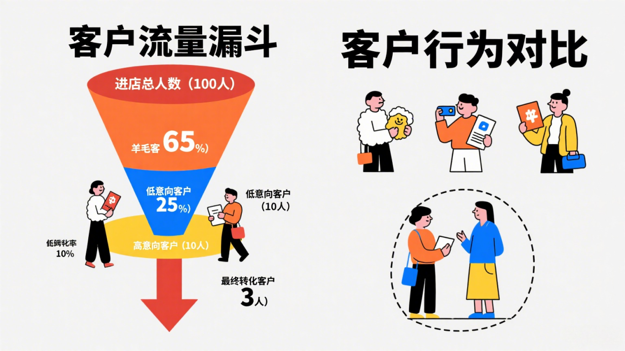 精准转化率低